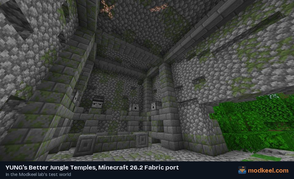 Inside a jungle temple, overgrown and full of traps.